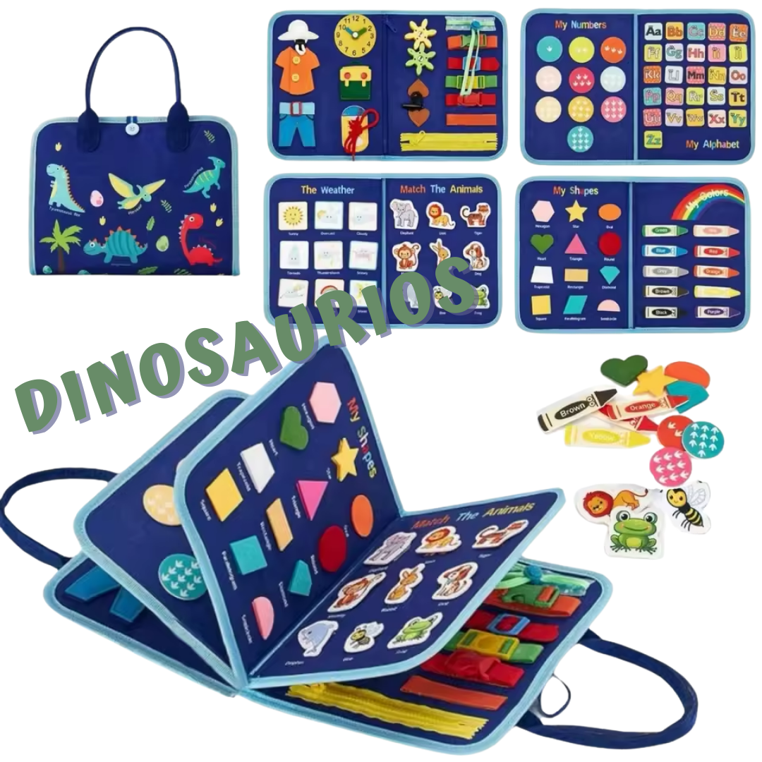 Tablero Montessori Portátil LúdiKo Motricidad Fina y Juego sin Pantallas