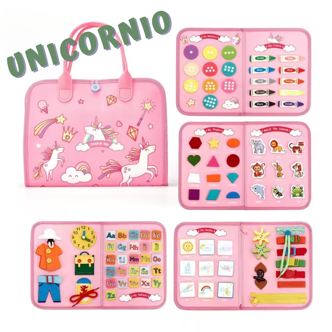Tablero Montessori Portátil LúdiKo Motricidad Fina y Juego sin Pantallas