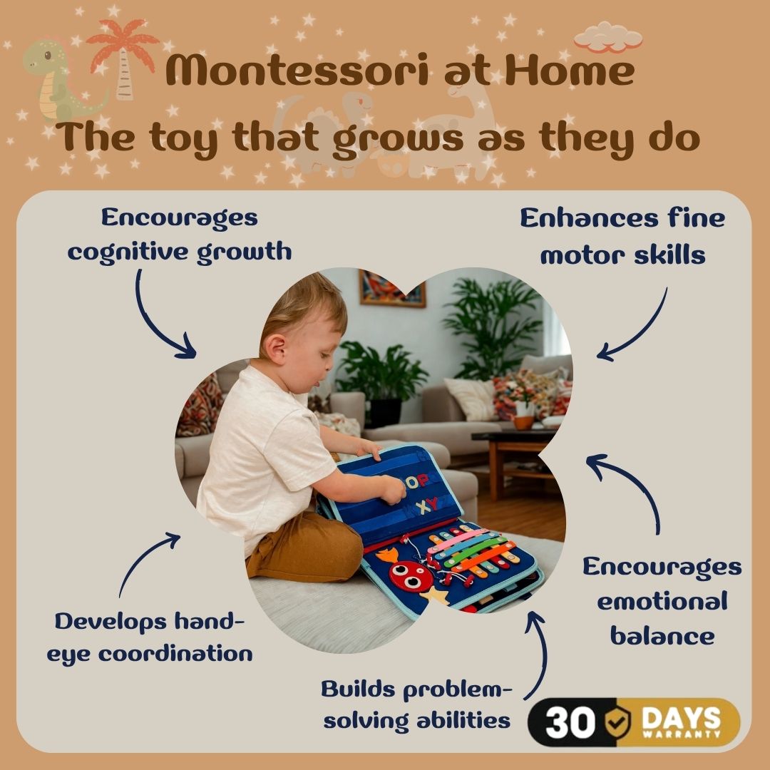 LúdiKo Montessori Board — Hands-On Skills Without Screens