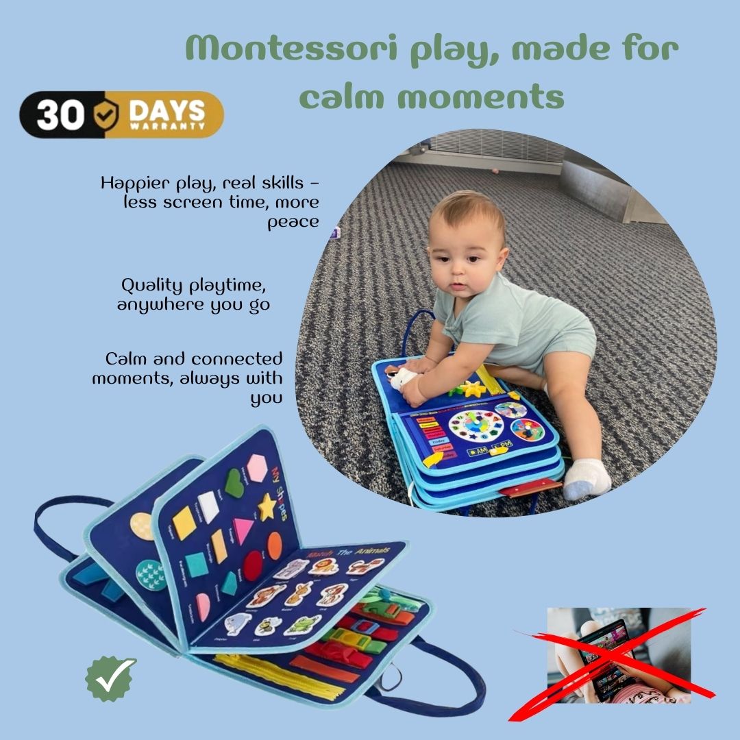 LúdiKo Montessori Board — Hands-On Skills Without Screens