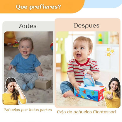 Caja de Pañuelos Montessori LúdiKo